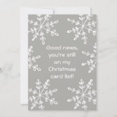 Carte de Noël de Fête de Noël (Devant)