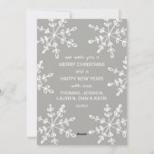 Carte de Noël de Fête de Noël (Dos)