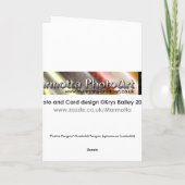 Carte de Noël de fête de pingouin (Dos)