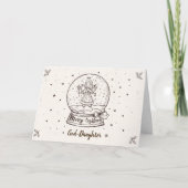 Carte de Noël de filleule (Devant)