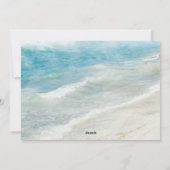 CARTE DE NOËL DE FLORIDE | CARTE PHOTO DE PLAGE DE (Dos)