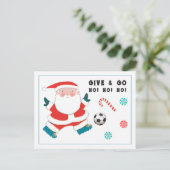 Carte de Noël de football (Debout devant)
