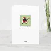 Carte de Noël de football (Dos)