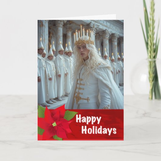 Carte de Noël de Gay Swedish LightFest de la Saint (Devant)