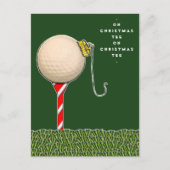 carte de Noël de golf (Devant)