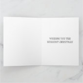 Carte de Noël de grande couleur pour enfants (Intérieur)