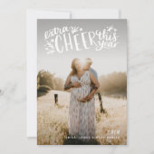 Carte de Noël de grossesse ou de faire-part de (Devant)