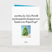 Carte de Noël de groupe de crochet (Dos)