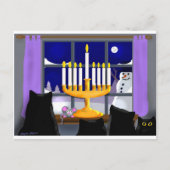 Carte de Noël de Hanoukka (Devant)