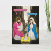 Carte de Noël de Jésus de bébé de décharge (Devant)