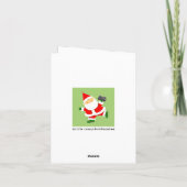 Carte de Noël de jeu vidéo pour les fêtes (Dos)