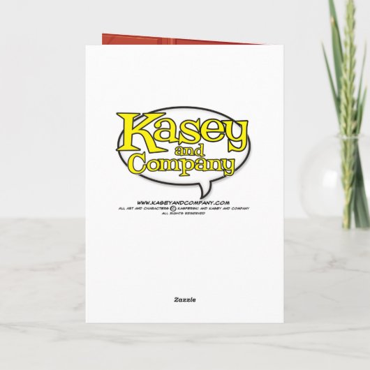 Carte de Noël de Kasey et compagnie (Dos)