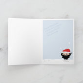Carte de Noël de Kawaii Ninja (Intérieur)
