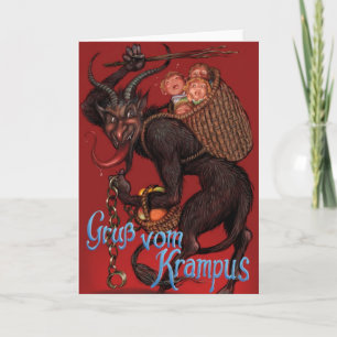 Carte de Noël de Krampus