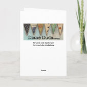 Carte de Noël de la bordure vous-même - (Dos)