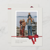 Carte de Noël de la Botte rouge Budget (Devant / Derrière)