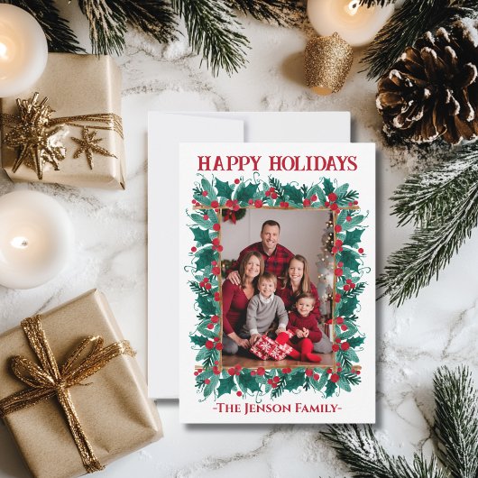 Carte de Noël de la chemise de la frontière