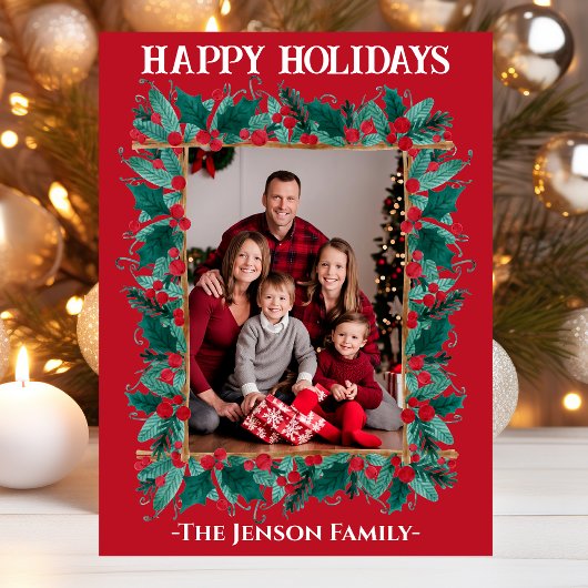 Carte de Noël de la chemise de la frontière