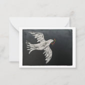 Carte de Noël de la colombe (Devant)