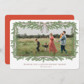 Carte de Noël de la couronne (Devant / Derrière)