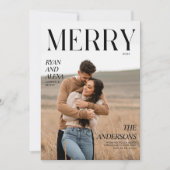 Carte de Noël de la couverture du magazine Style (Devant)