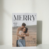 Carte de Noël de la couverture du magazine Style