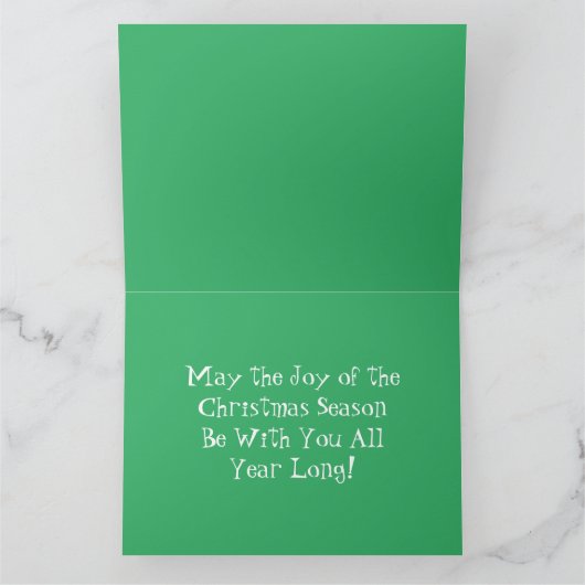 Carte de Noël de la crèche (Intérieur)