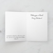 Carte de Noël de la crèche (Intérieur)