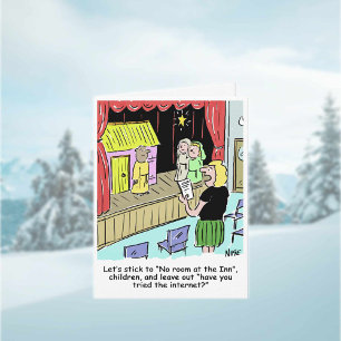 Carte de Noël de la crèche scolaire