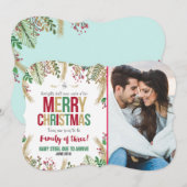Carte de Noël de la Faire-part de grossesse (Devant / Derrière)