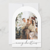 Carte de Noël de la famille de photos à script mod (Devant)
