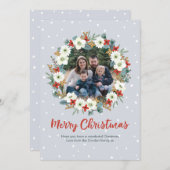 Carte de Noël de la famille des couronnes (Devant / Derrière)