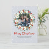 Carte de Noël de la famille des couronnes (Debout devant)