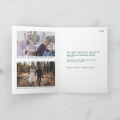 Carte de Noël de la famille illustrée Peace Dove (Intérieur)