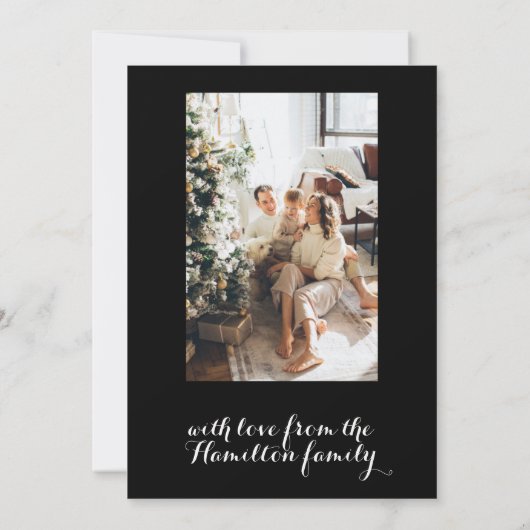 Carte de Noël de la famille Nutcracker (Dos)