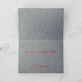 Carte de Noël de la ferme neigeuse paisible (Intérieur)