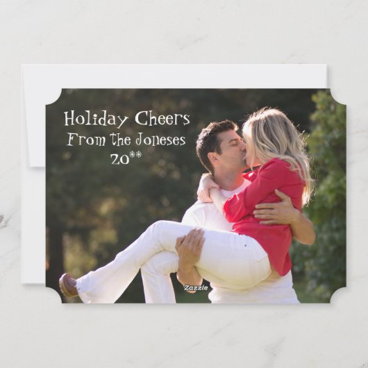 Carte de Noël de la fête (Dos)