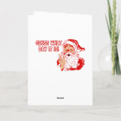 Carte de Noël de la Fête de la Humidité (Dos)