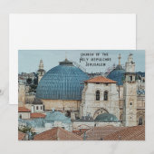 Carte de Noël de la Foi en Terre Sainte (Devant / Derrière)