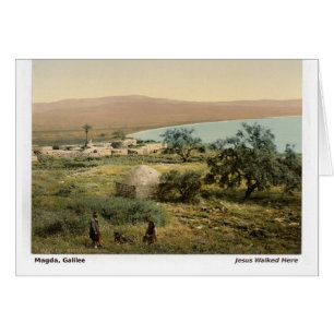 Carte de Noël de la Galilée de Terre Sainte