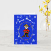 Carte de Noël de la Gendarmerie royale du Canada (Fleur jaune)