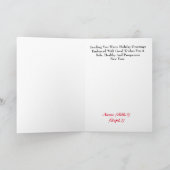 Carte de Noël de la Langue des Signes pompières (Intérieur)