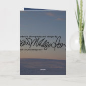 Carte de Noël de la machine à vapeur 481 (Dos)