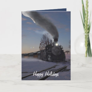 Carte de Noël de la machine à vapeur 481