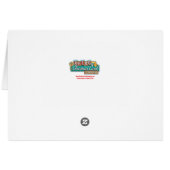 Carte de Noël de la maison moderne du milieu du si (Dos Horizontal)