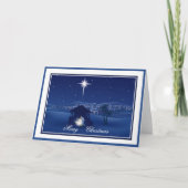 Carte de Noël de la Nativité (Devant)