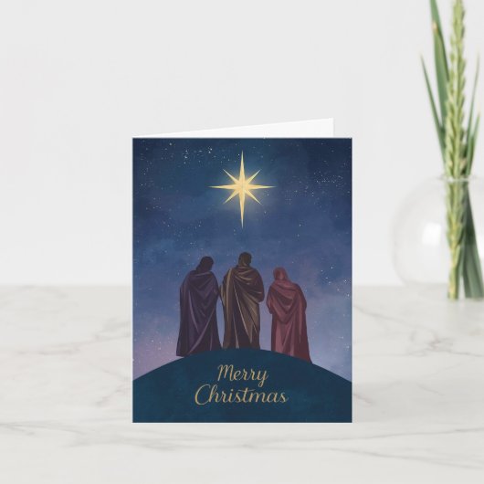 Carte de Noël de la Nativité (Devant)