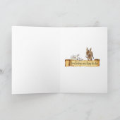 Carte de Noël de la Nativité, Carte d'artiste (Intérieur)