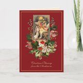 Carte de Noël de la Nativité des Anges Jésus (Devant)