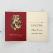 Carte de Noël de la Nativité des Anges Jésus (Intérieur)